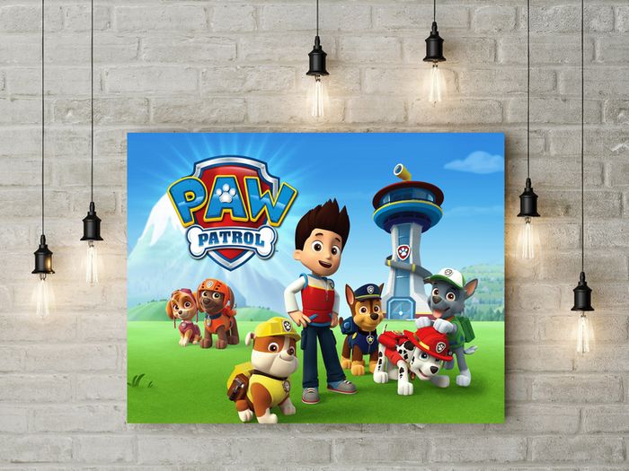 Paw Patrol printed Wall picture 3mm foamex board printed picture on it wall board wall decor wall art picture
