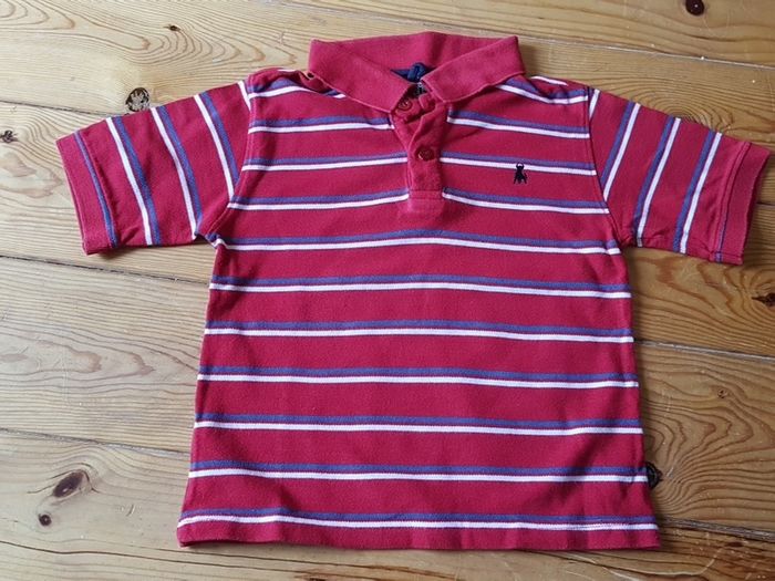 Age 3-4 Red Polo Shirt Teeshirt