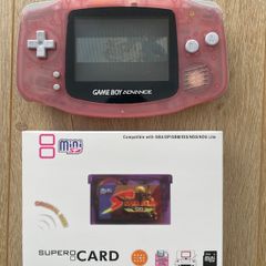 Nintendo Gameboy Advance AGB-001 Milky Pink + SD Flash Card 2GB