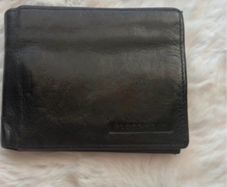 mens leather bifold wallet
