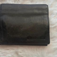 mens leather bifold wallet
