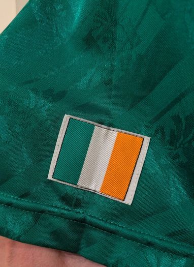 Authentic Score Draw x Ireland FAI 1994 jersey shirt large mens