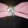 Sterling Silver Engagement and Wedding Ring Set Image 9