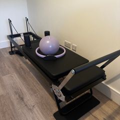 Pilates Reformer with Resistance Ring & Soft Ball Set