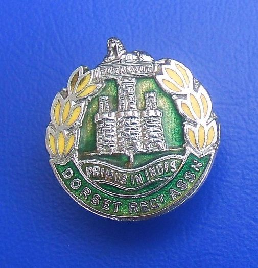 DORSET REGIMENTAL ASSOCIATION (British Army infantry) - veteran's association membership badge (c.1950's)