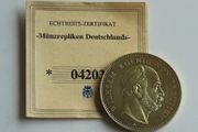 Prussia German States  1 Sieges Thaler 1871 (2005) A Proof Restrike copy Kaiser Wilhelm I