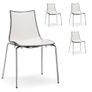 New Two Tone Funky Canteen Chairs assorted Colours Image 7