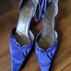 Purple Kitten heel Bridesmaids shoes
