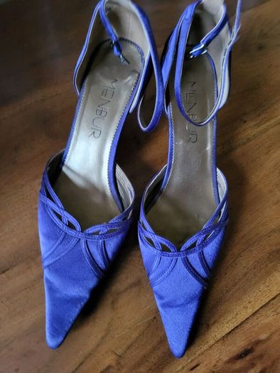 Purple Kitten heel Bridesmaids shoes