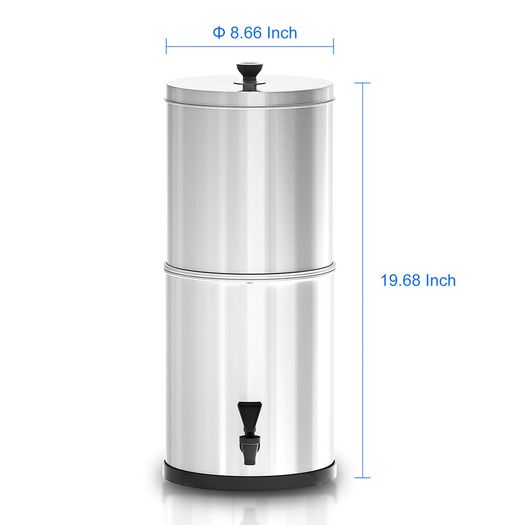 Gravity Water Filter System Water Filtration Bucket for Home Outdoor Camping Hiking Emergency Preparedness Camping Equipment