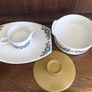 Retro Vintage J&G Meakin Studio pottery meatplate covered veg dish and gravy boat Image 2