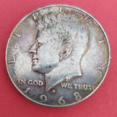 1968 "d" American KENNEDY Half Dollar coin