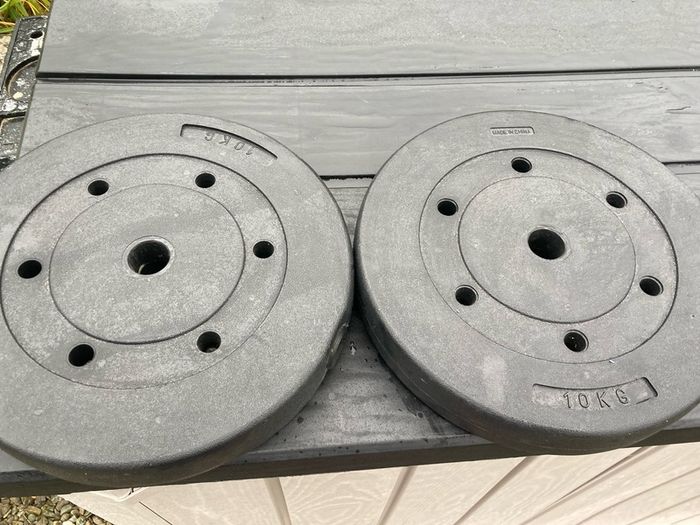 weights plates 2x10kg