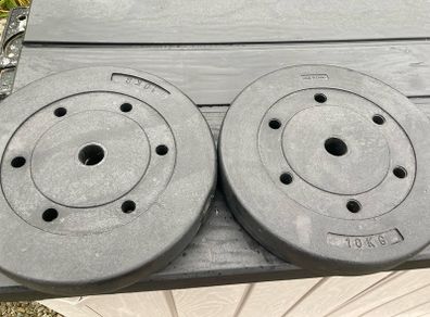 weights plates 2x10kg
