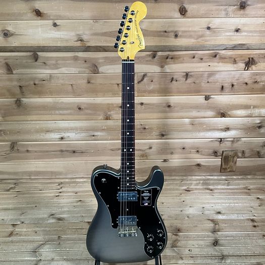 Fender Professional ii Telecaster Deluxe mercury. Rare finish. Trades accepted.
