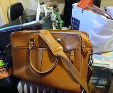Leather Laptop bag/ brief case