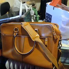 Leather Laptop bag/ brief case