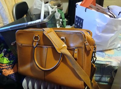 Leather Laptop bag/ brief case