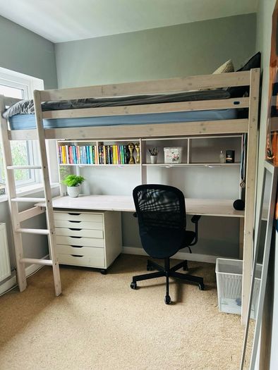 FLEXA bunk bed with desk