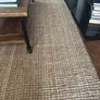 190 by 290 app woven brown rustic jute sisal hand knotted rug Image 5