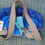 Brand New Fossil Gwen Top Zip Blue Ladies Shoulder Bag Image 4