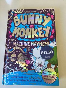 Bunny vs Monkey: Machine Mayhem, NEW- hardback