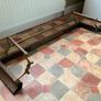 Very decorative antique brass and copper fender Image 2
