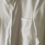 White Long Sleeve Shirt with Collar Image 5