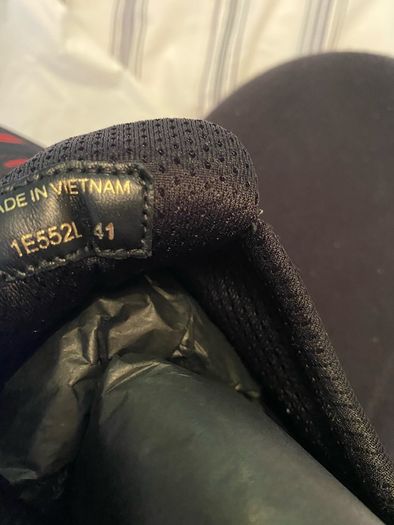 Genuine prada lips runners