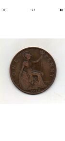 Great Britain One Penny 1918