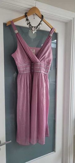 Vintage Pretty in Prink Babydoll dress Sz XL (Fit 10-12)