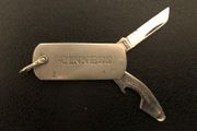 Vintage Guinness Pocket Knife Bottle Opener Key Ring