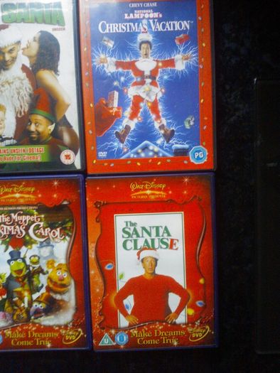 Christmas DVD movie collection Polar Express, Elf, Muppets, Disney, Christmas Carol, Santa Clause etc