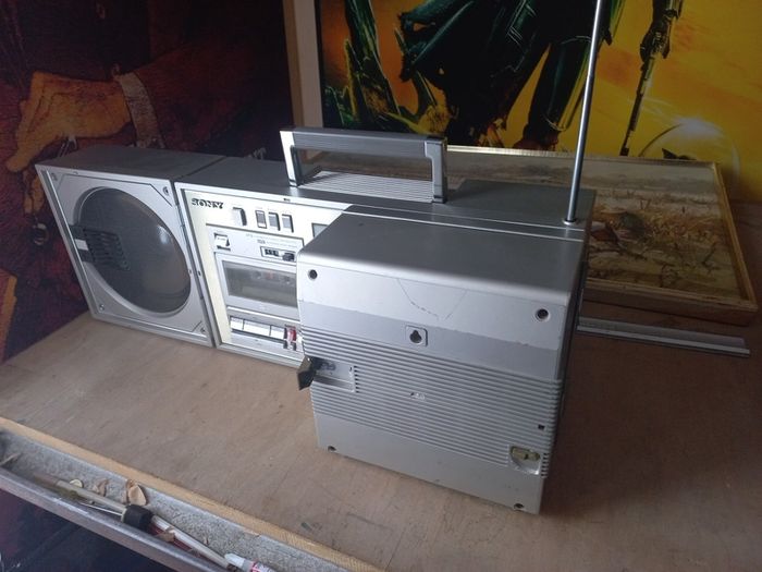Vintage Sony Boombox Stereo working