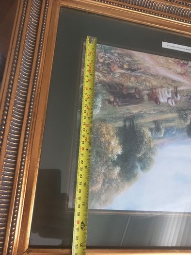 2 Antique style Large pictures and frames