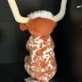 Build a Bear Longhorn spotted Bull steer Cow Image 4