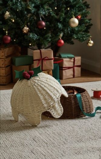 NEXT Christmas Pudding Storage Basket