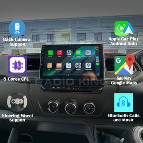 Premium Carplay Opel Movano Android Auto Radio