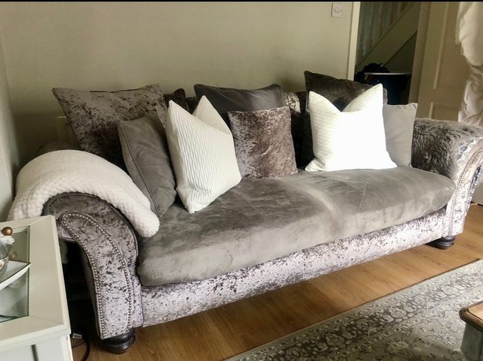 Sofa and swivel Chair