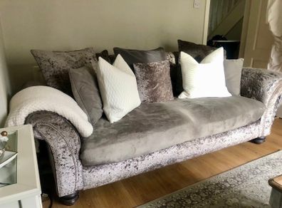 Sofa and swivel Chair