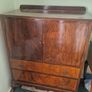 Large Vintage Wooden Cabinet Chest of Drawers Image 2