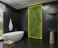 Black Matt 60x120cm Tiles by Baldocer