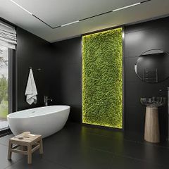 Black Matt 60x120cm Tiles by Baldocer