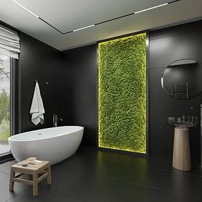 Black Matt 60x120cm Tiles by Baldocer