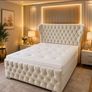 Double & King Size Bed Frame With Mattress Opt Image 3