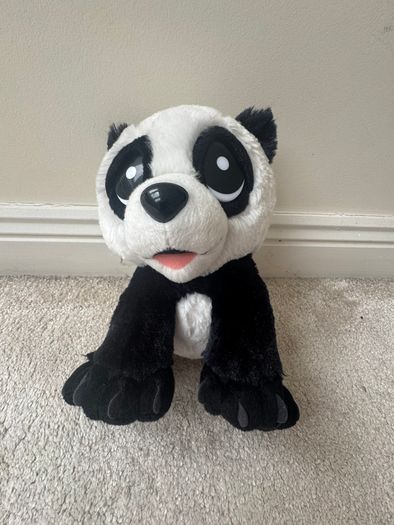Protected Pals approx. 12 Panda Bear  Plush Moose Used Damaged nose Please see pictures