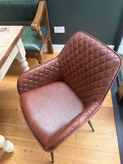 Next leather dining chairs