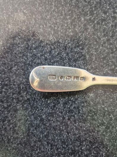 Sterling Silver Salt Spoon 1844