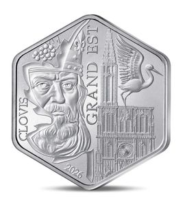 France 10 Euro Silver (.500) Brilliant Uncirculated Coin 2026 - Grand Est - Collection of regions