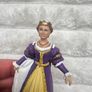 2002 Papo Medieval Attire Queen Approx. 9 cm. Damaged Nose Used Please see photos Image 3